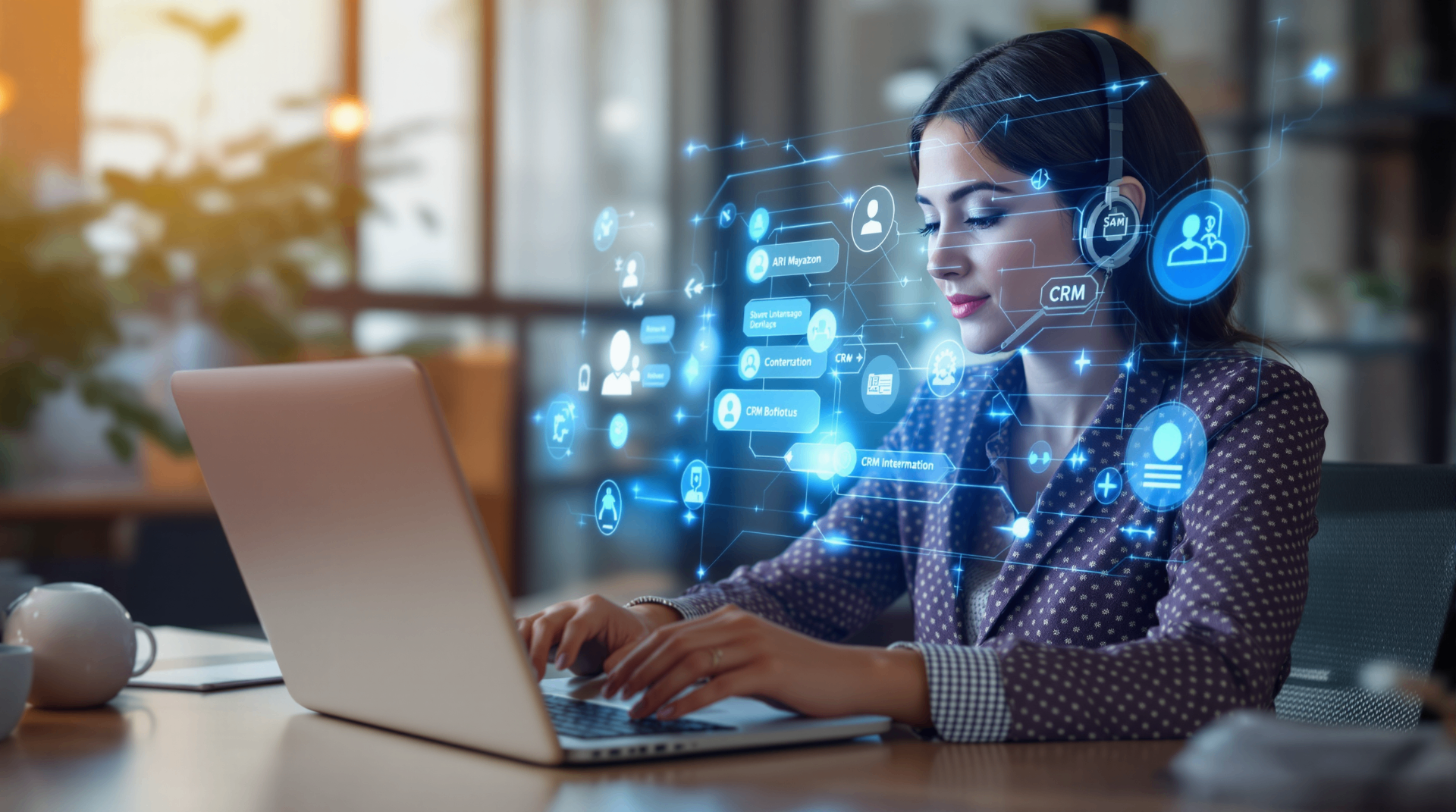 What $15,000 Buys You in AI — Real B2B Scenarios - Business leader analysing AI-driven revenue and operations dashboards for B2B performance