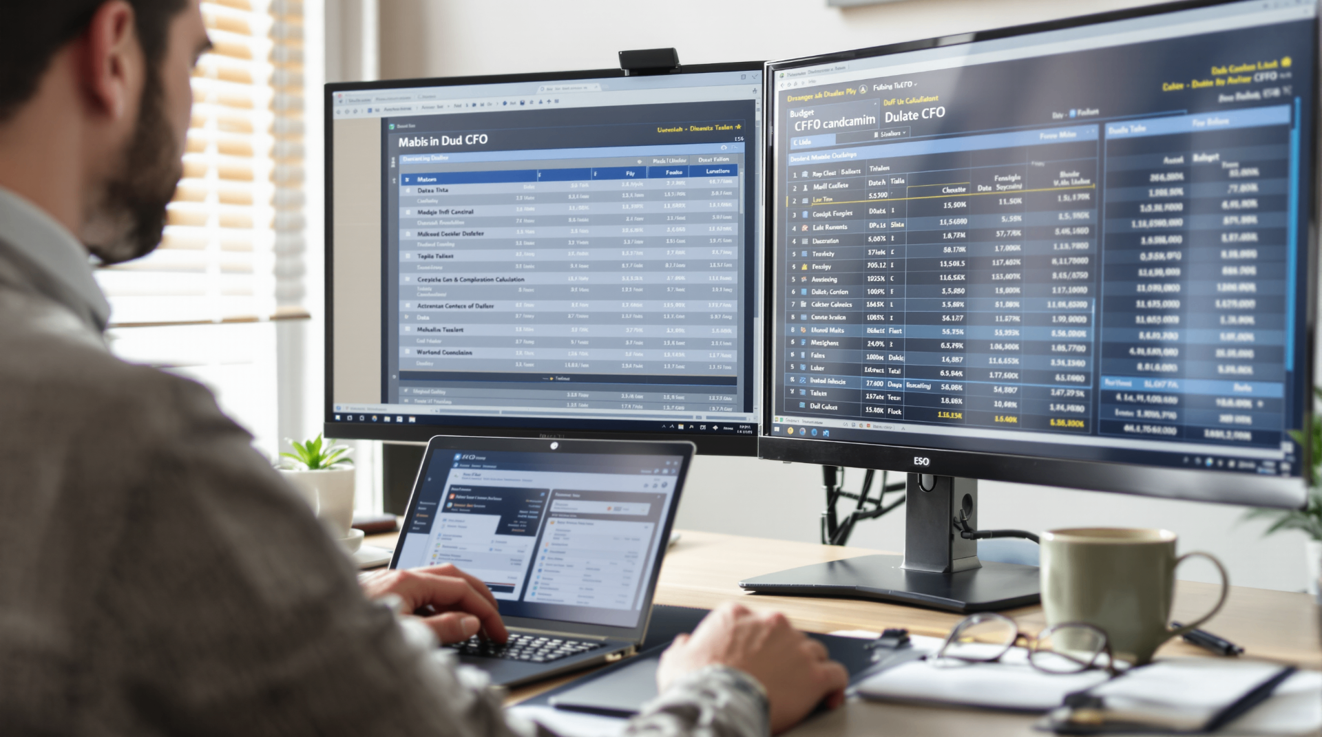 CFO's Playbook for Evaluating AI Investments - CFO team reviewing AI investment framework and financial planning