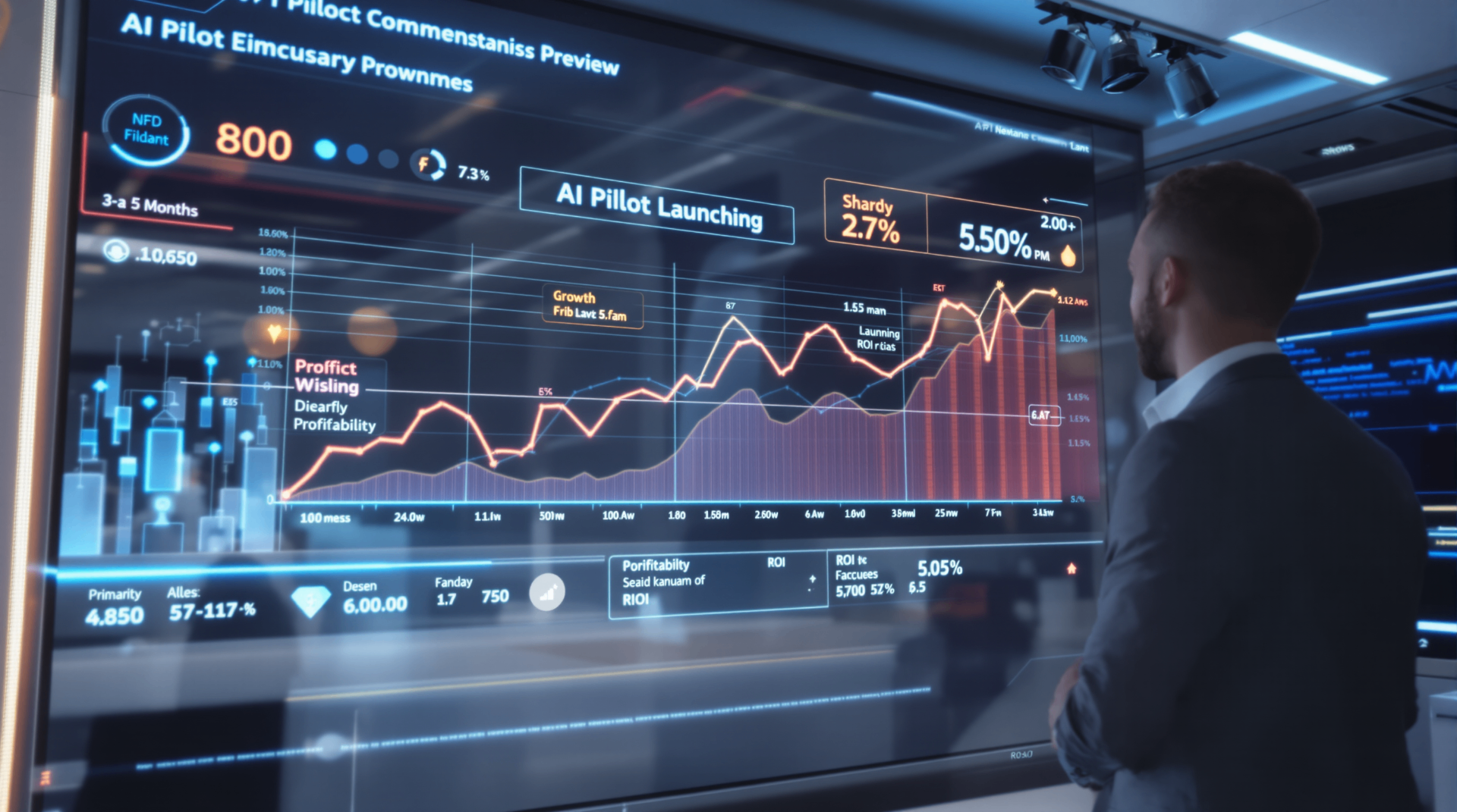 From Pilot to Profit: How to Get ROI from AI in 3–5 Months - Team collaborating on AI implementation strategy